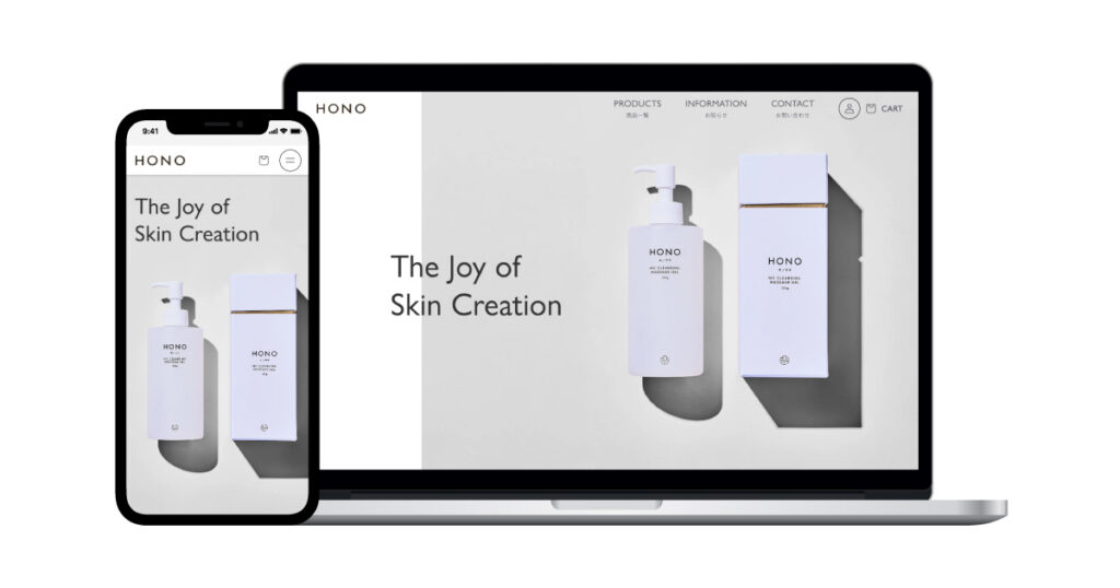 HONO株式会社 オンラインショップ
